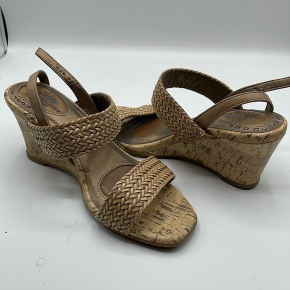 Lifestride Memory Foam Wedge Sandals Size 5.5 - Picture 1 of 8